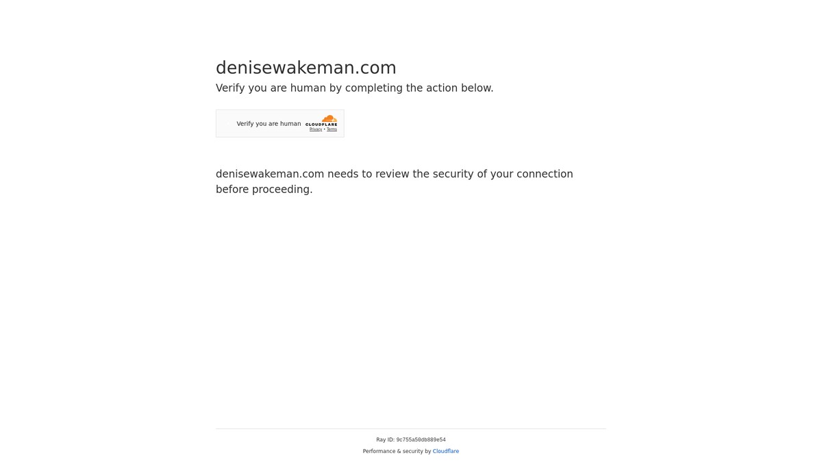 denisewakeman.com screenshot
