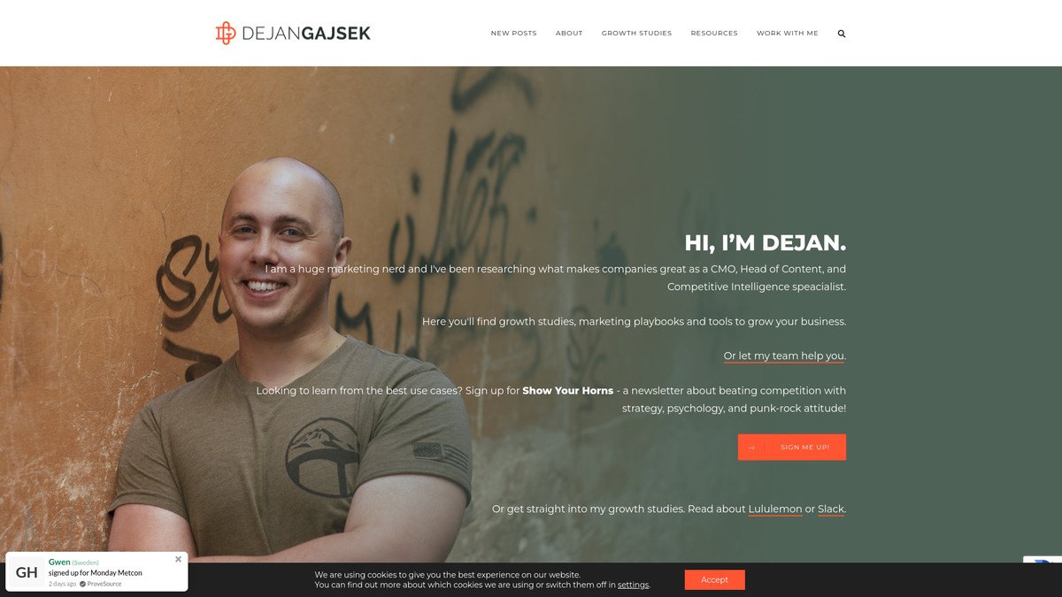 dgajsek.com screenshot