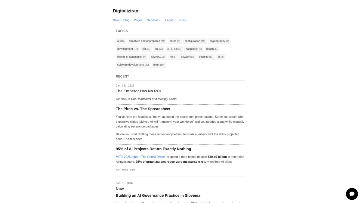 digitaliziran.si screenshot
