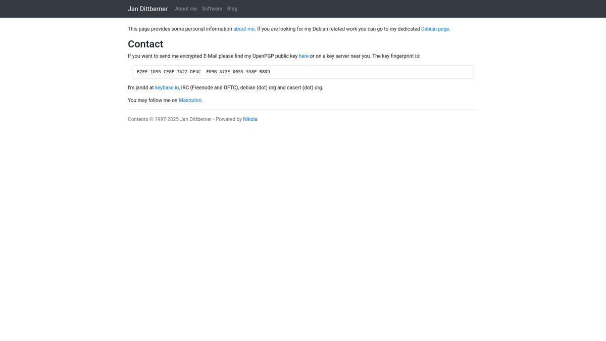 dittberner.info screenshot