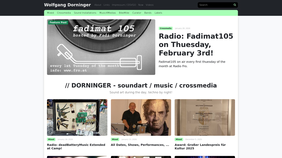dorninger.servus.at screenshot