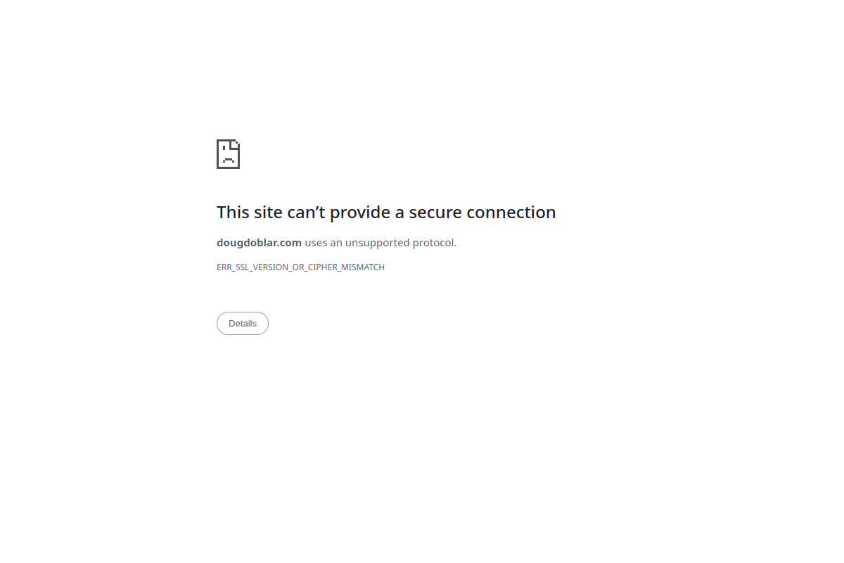 dougdoblar.com screenshot
