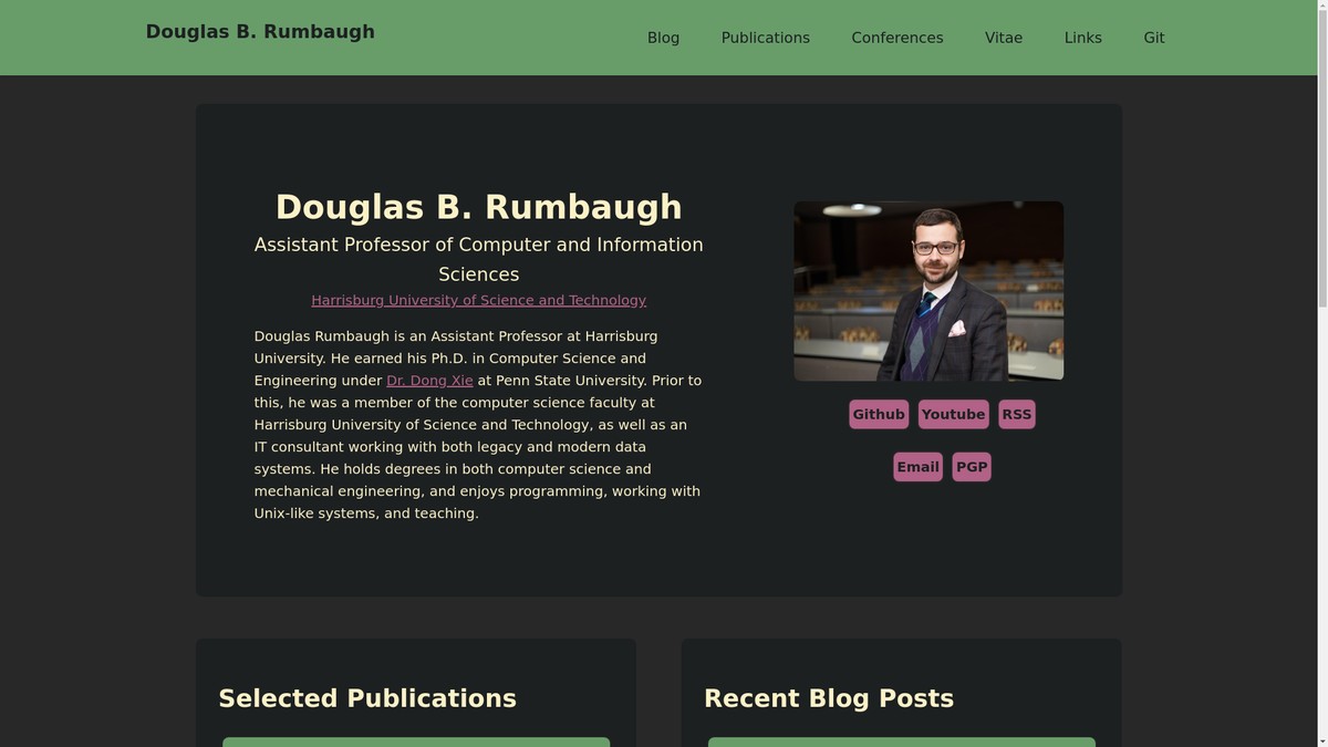 douglasrumbaugh.com screenshot