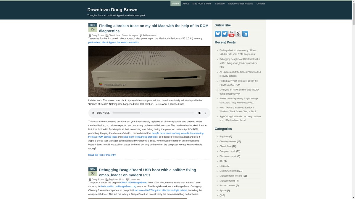 downtowndougbrown.com screenshot