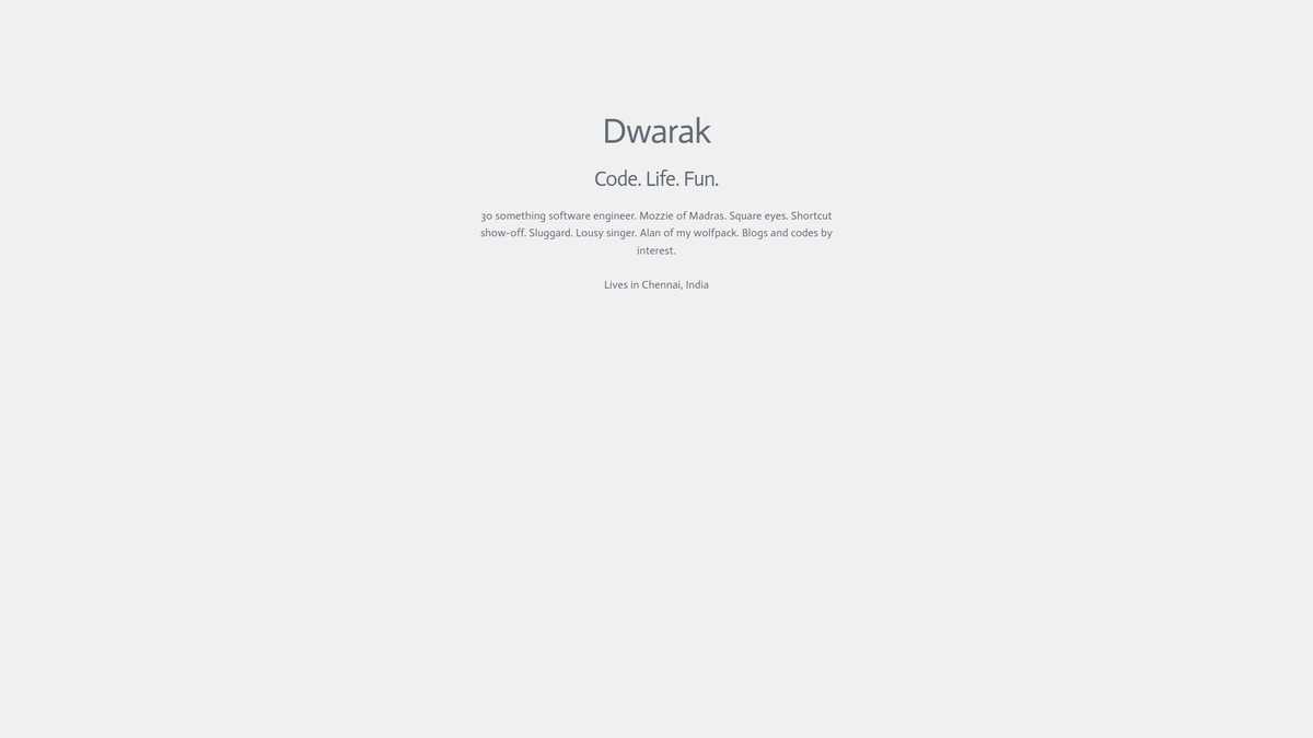 dwarak.in screenshot