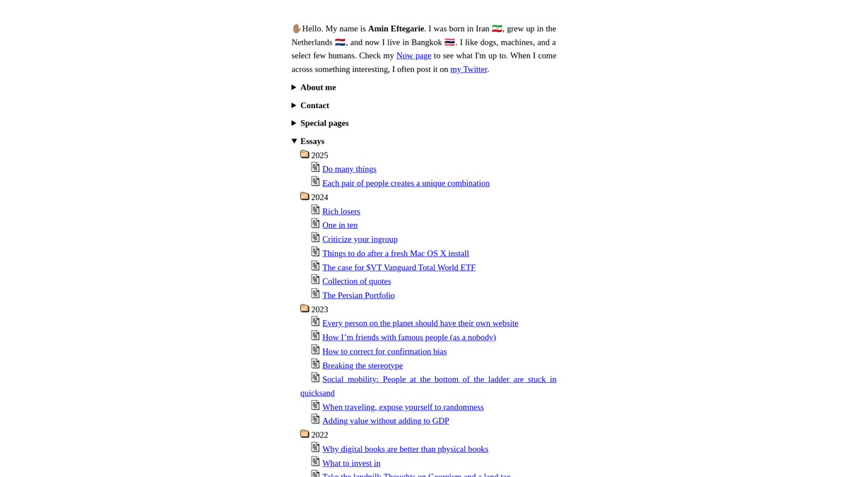 eftegarie.com screenshot