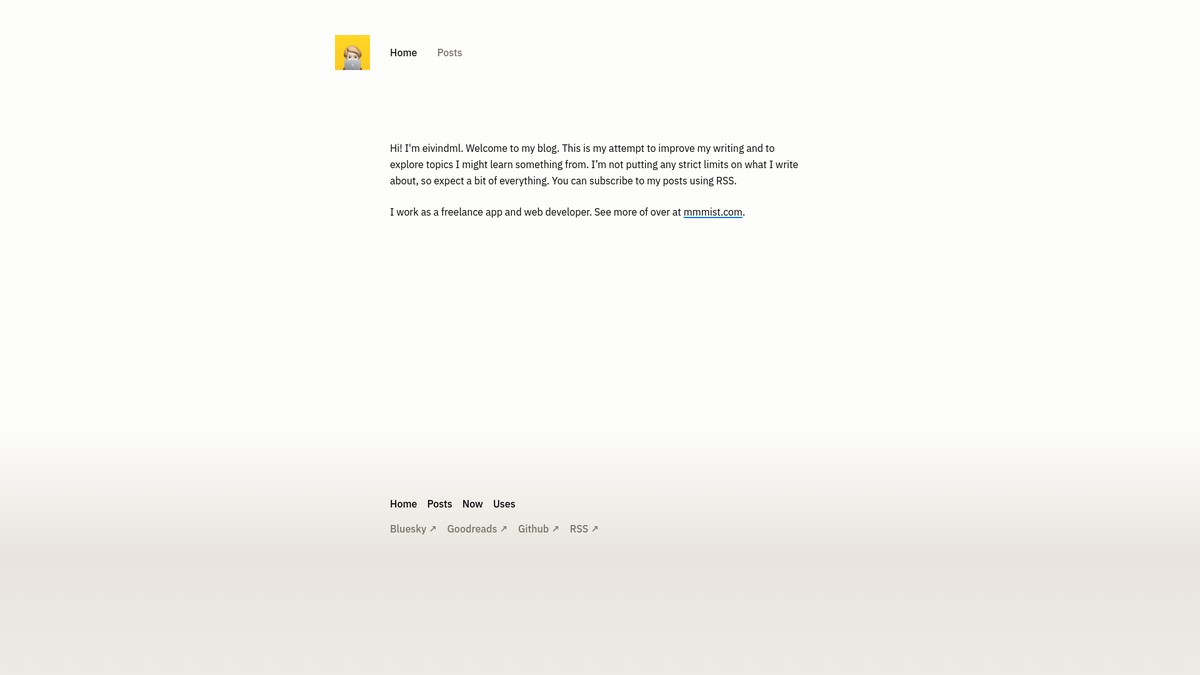 eivindml.com screenshot