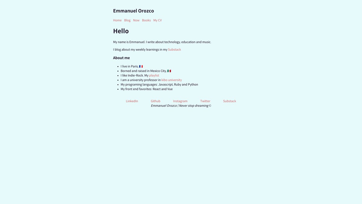 emmanuelorozco.com screenshot