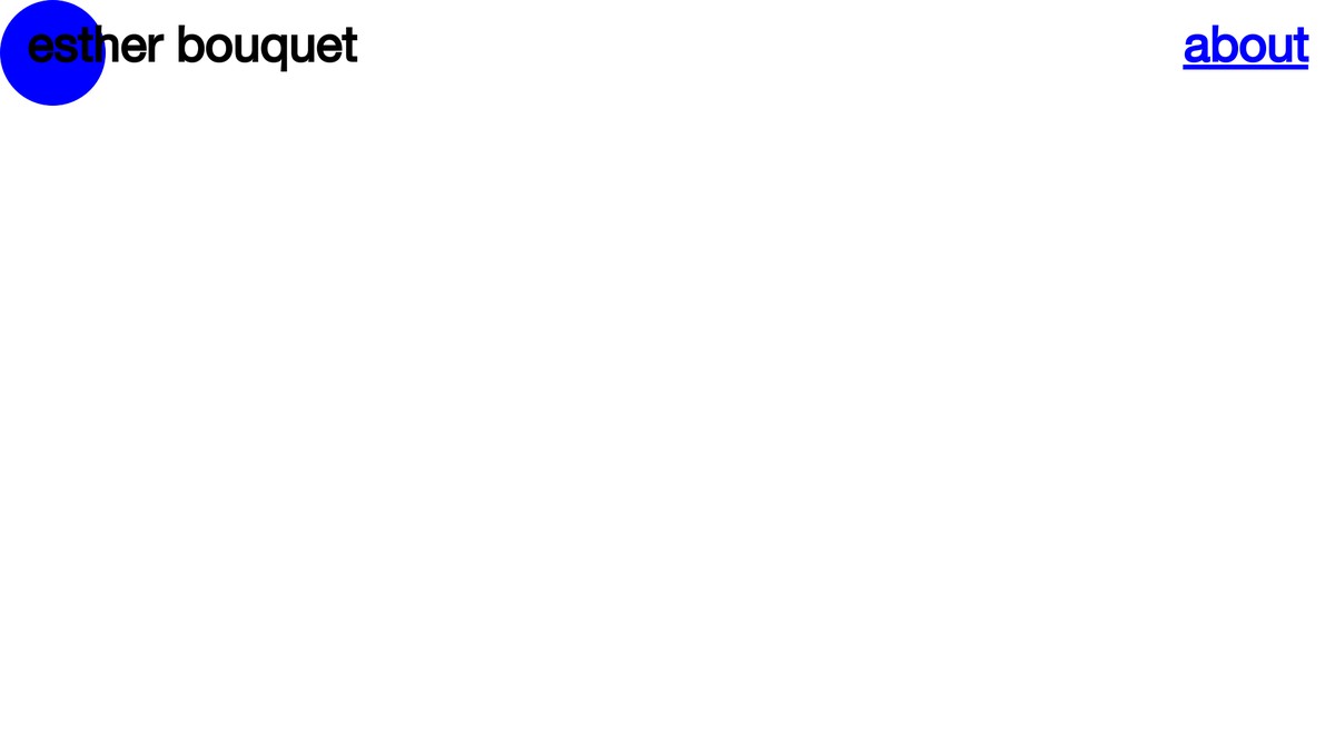 estherbouquet.com screenshot