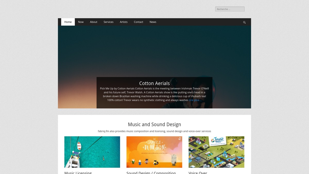 fabriq.fm screenshot