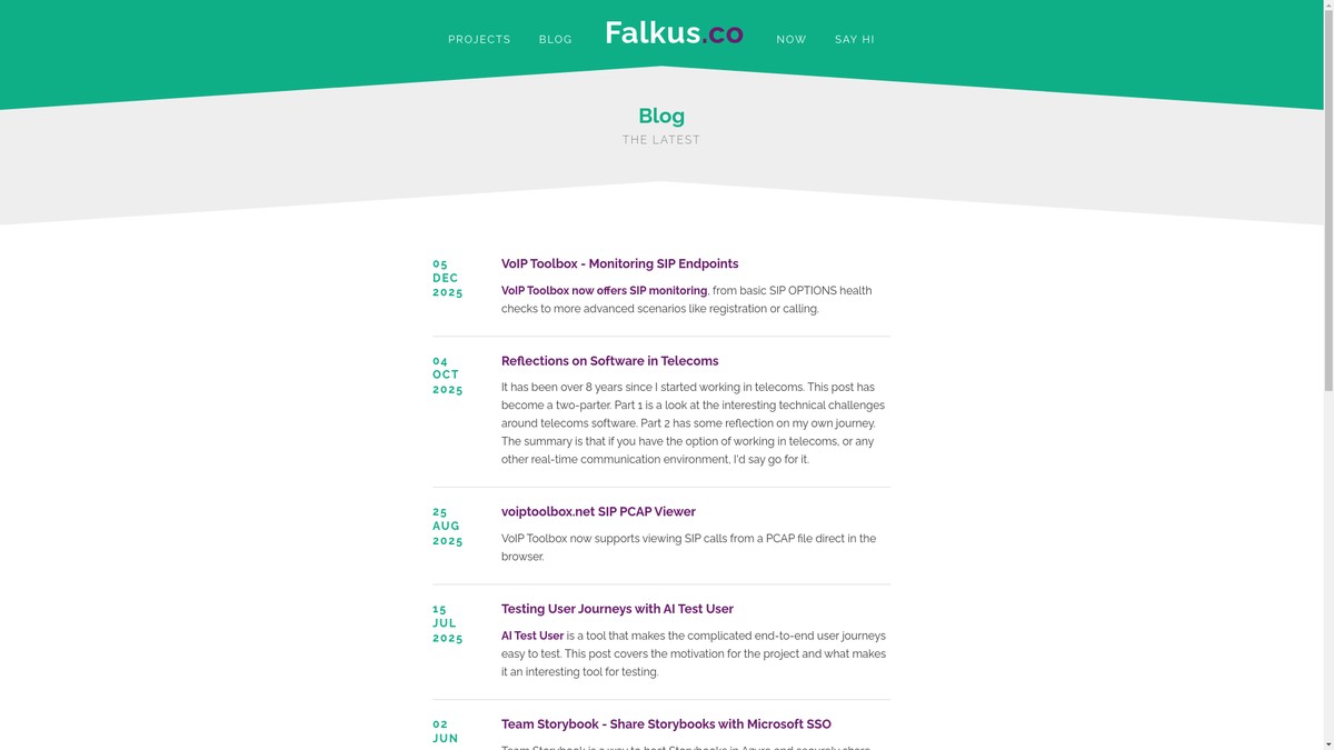falkus.co screenshot