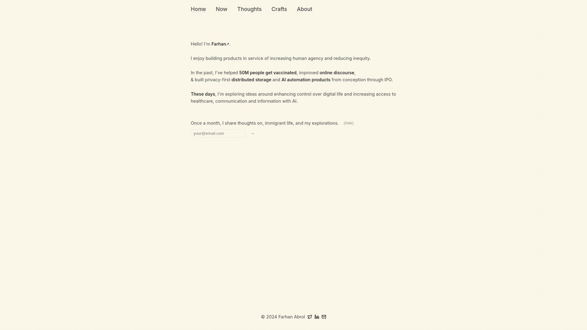 farhanabrol.com screenshot