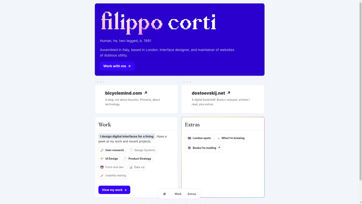 filippo.net screenshot