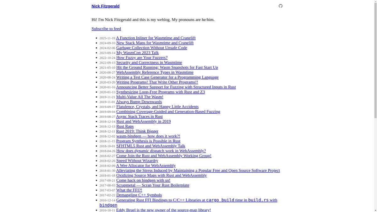 fitzgen.com screenshot