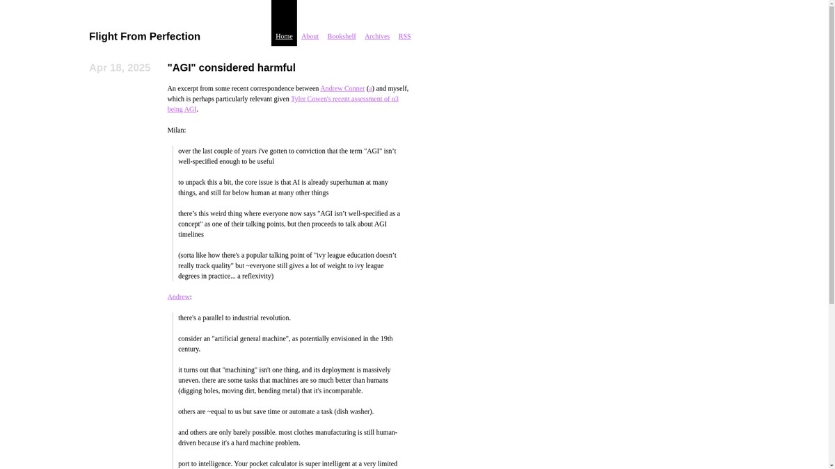 flightfromperfection.com screenshot