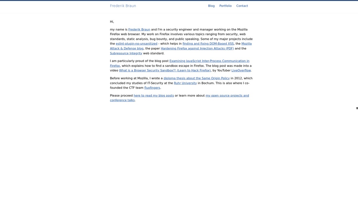 frederik-braun.com screenshot