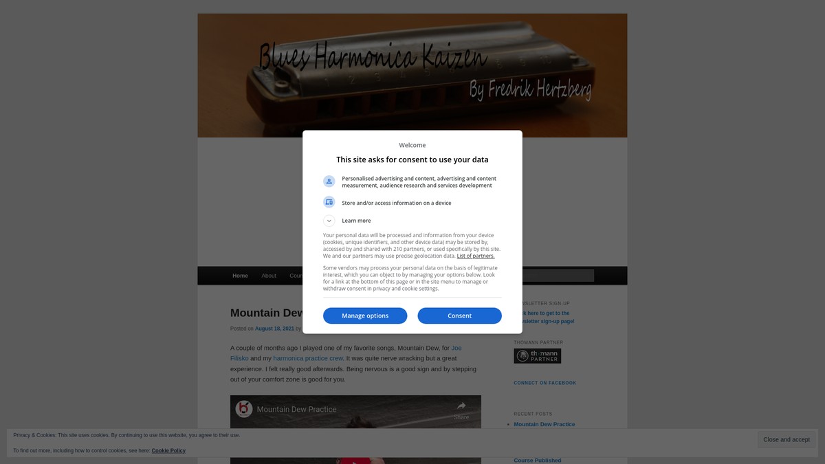 fredrikhertzberg.com screenshot