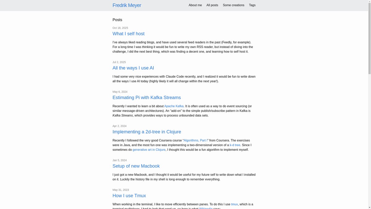 fredrikmeyer.net screenshot