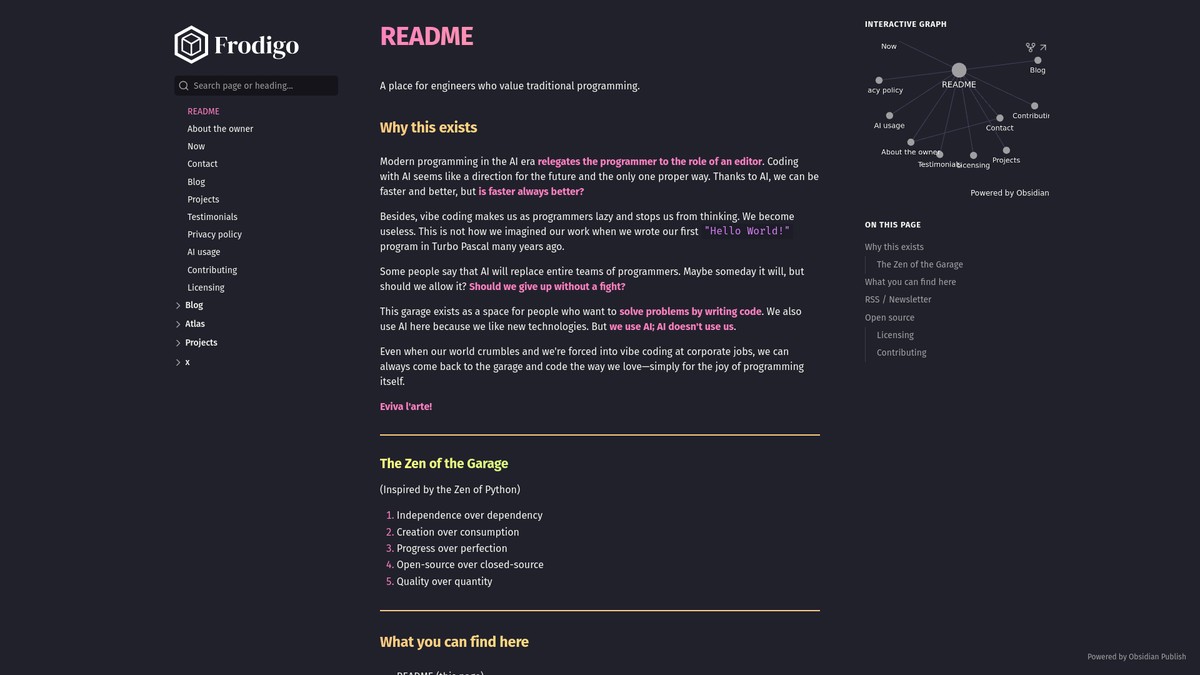 frodigo.com screenshot