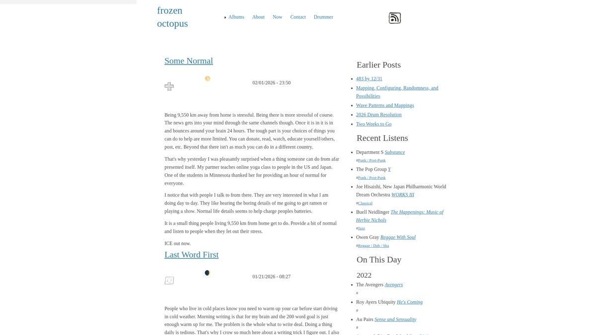 frozen-octopus.com screenshot