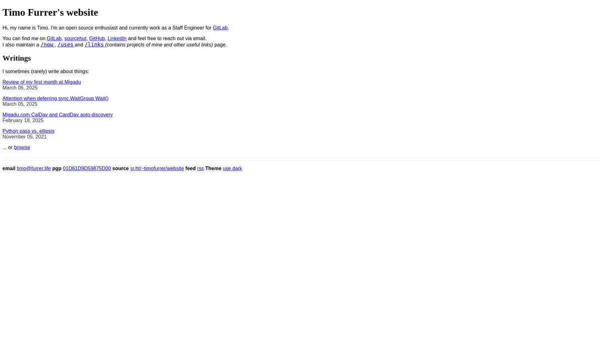furrer.life screenshot