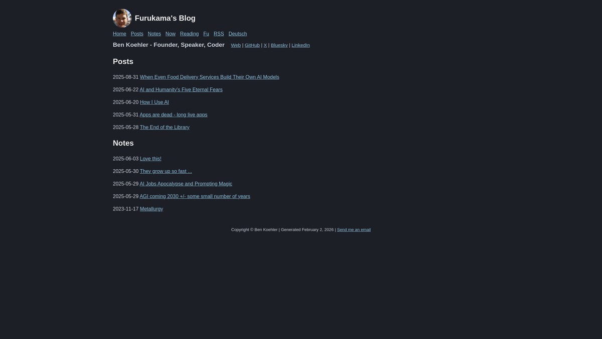 furukama.com screenshot