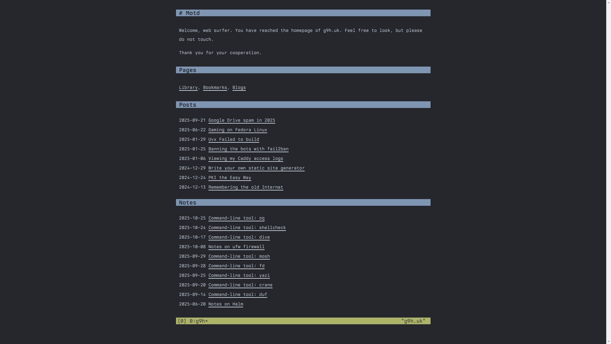 g9h.io screenshot
