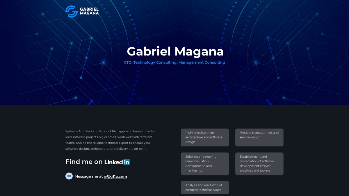 gabrielmagana.com screenshot