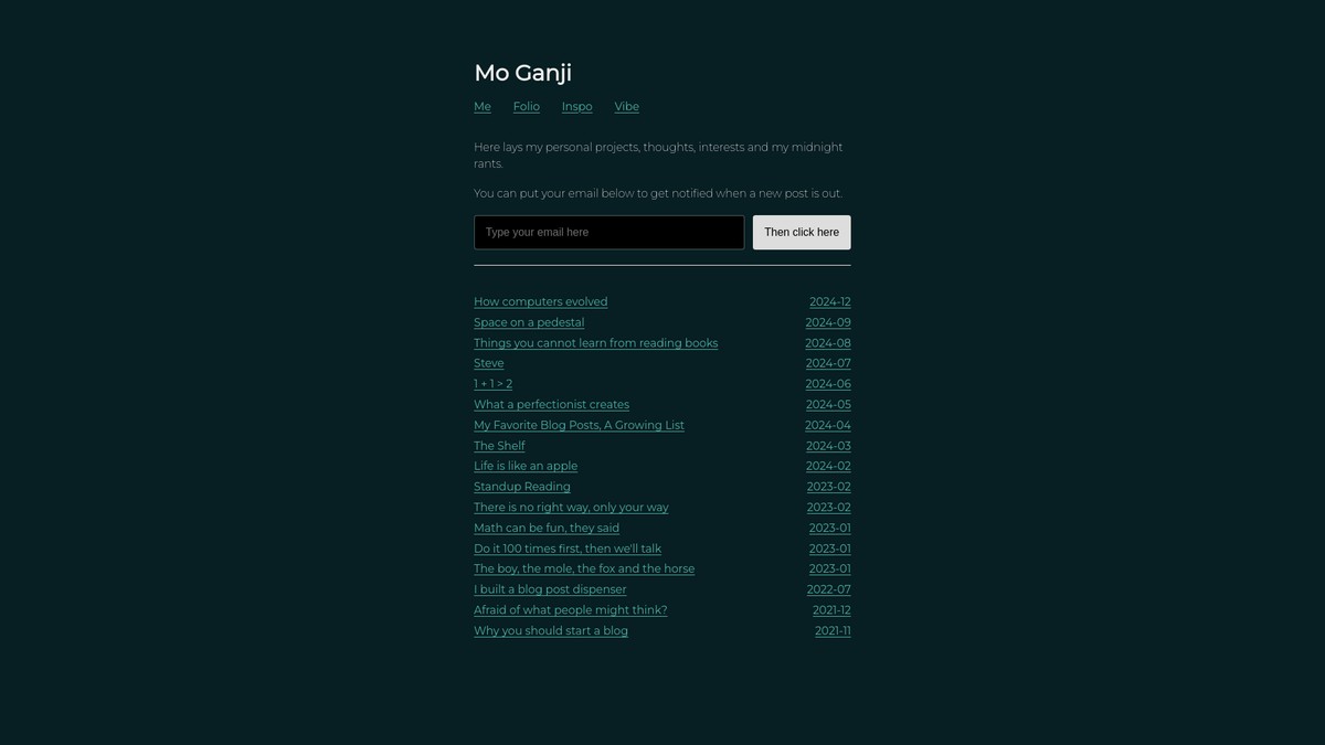 ganji.blog screenshot