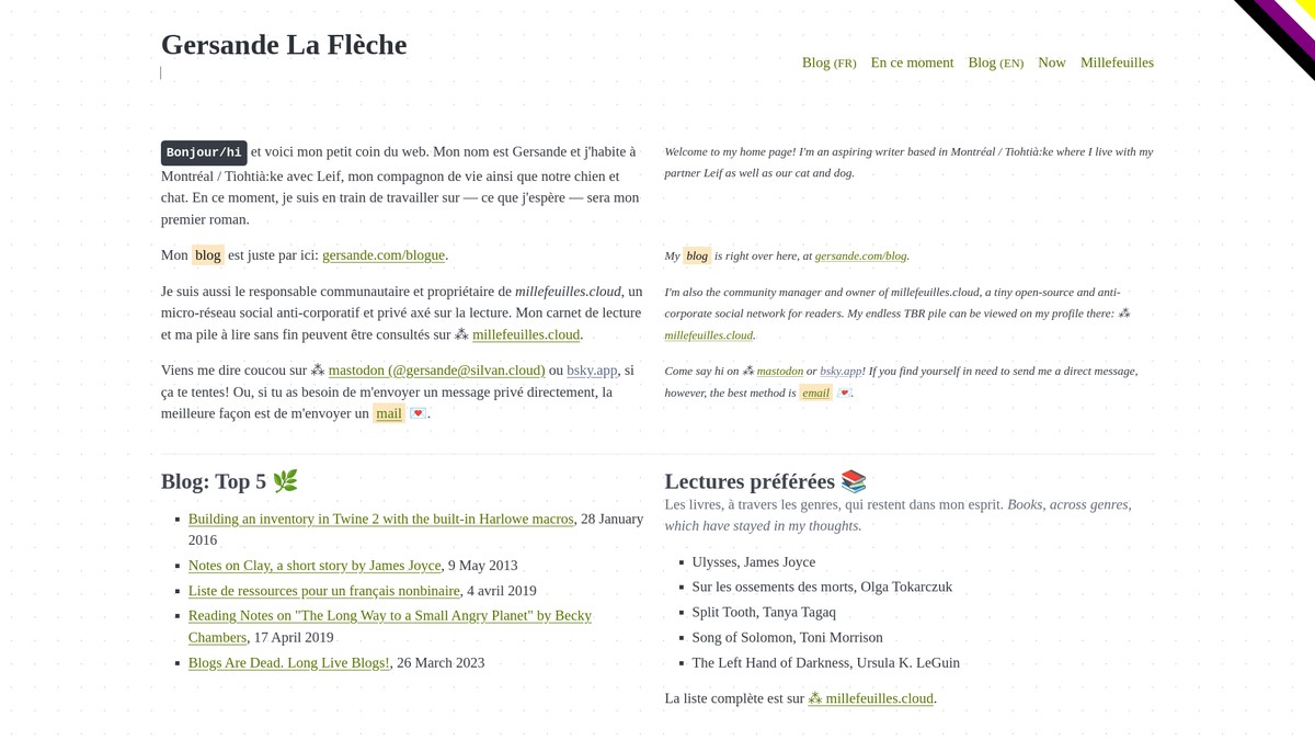 gersande.com screenshot