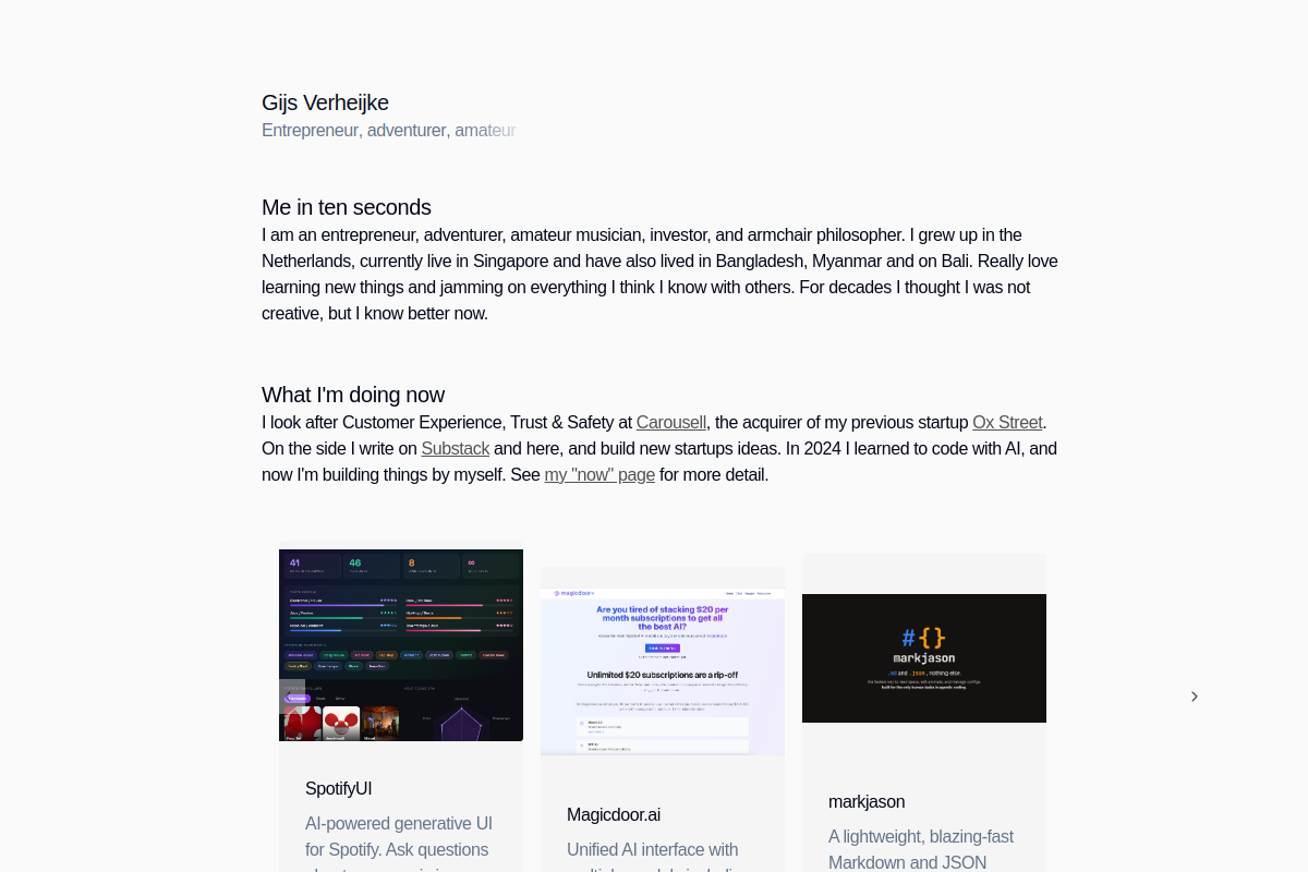 gijsverheijke.com screenshot
