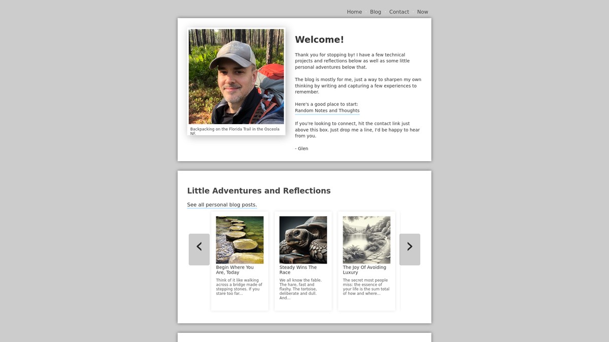 glenbrunke.com screenshot