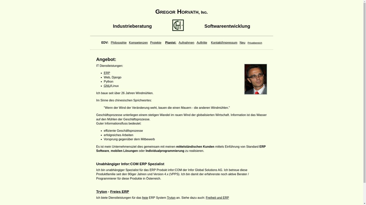 gregor-horvath.com screenshot