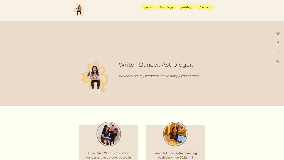 Screenshot of gwenyi.com