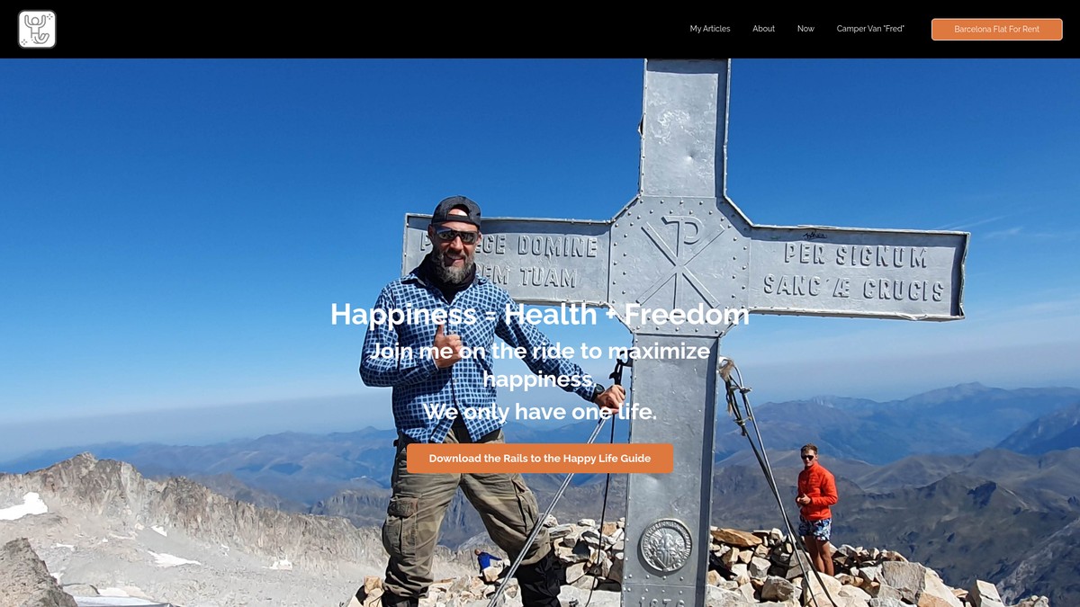 happinessride.com screenshot