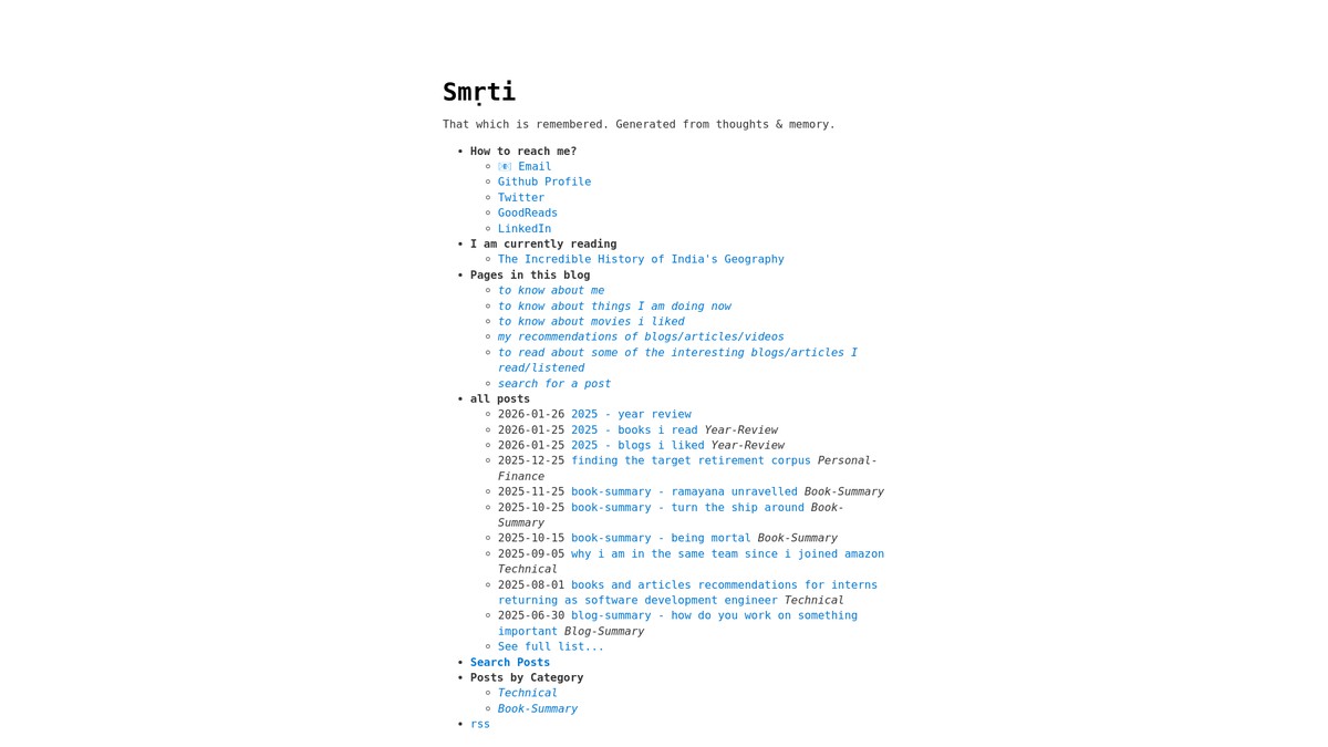 harsha-kadekar.blog screenshot