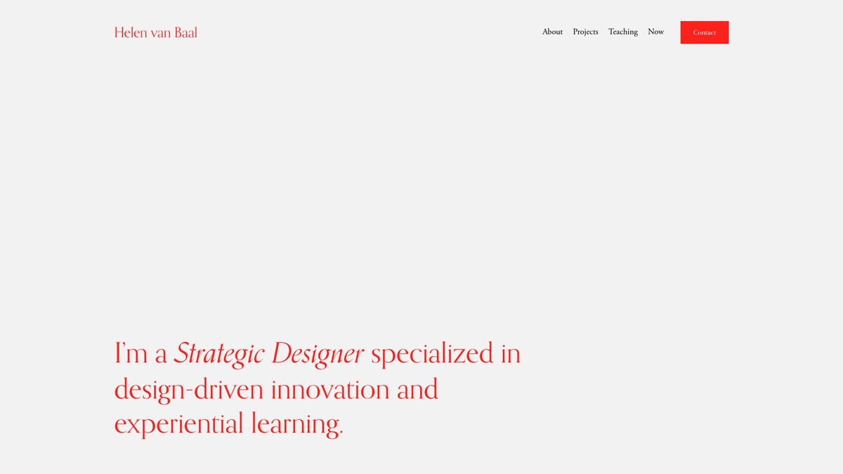 helenvanbaal.com screenshot