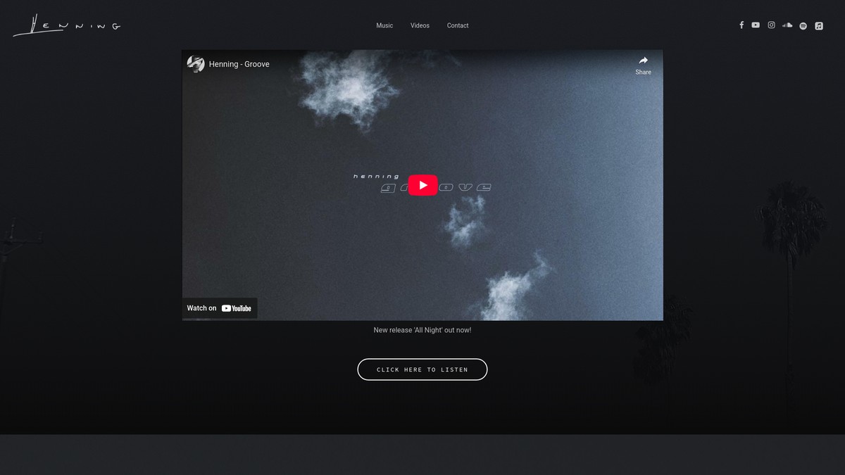 henningmusic.com screenshot