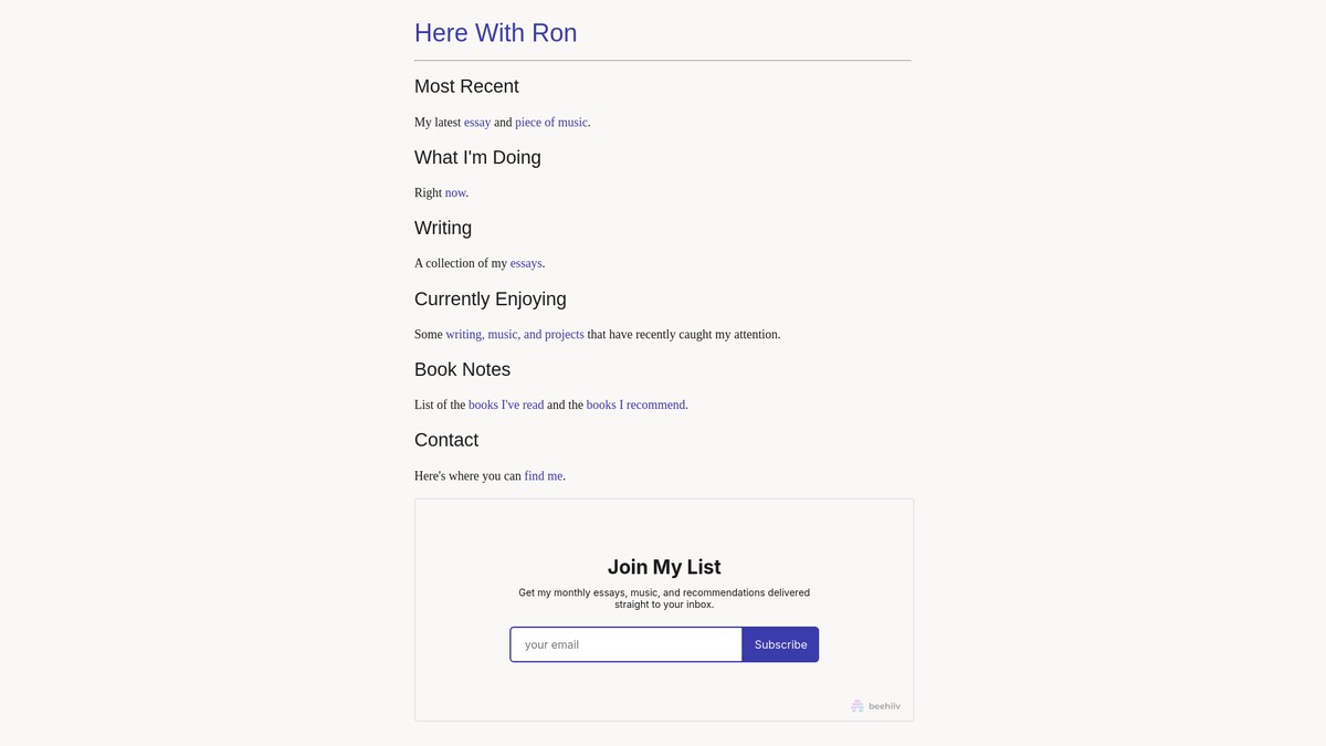 herewithron.com screenshot