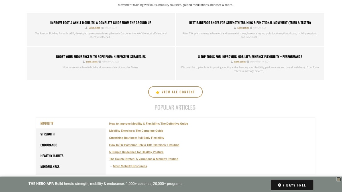 heromovement.net screenshot
