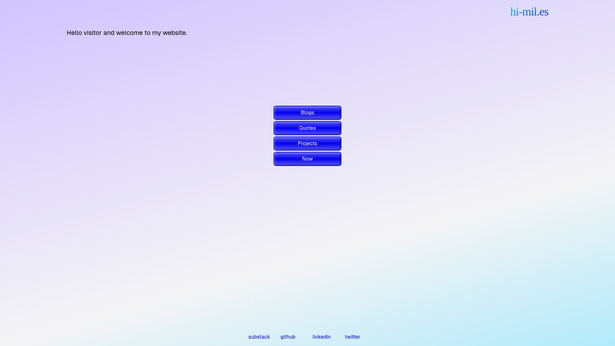 hi-mil.es screenshot