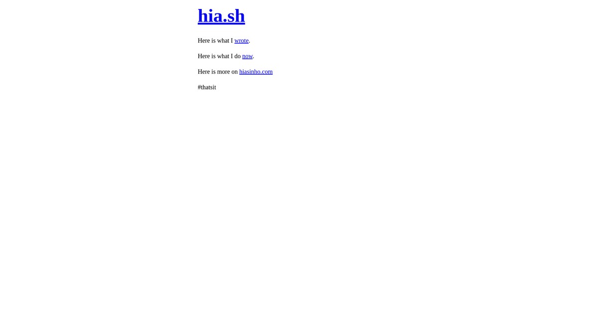 hia.sh screenshot