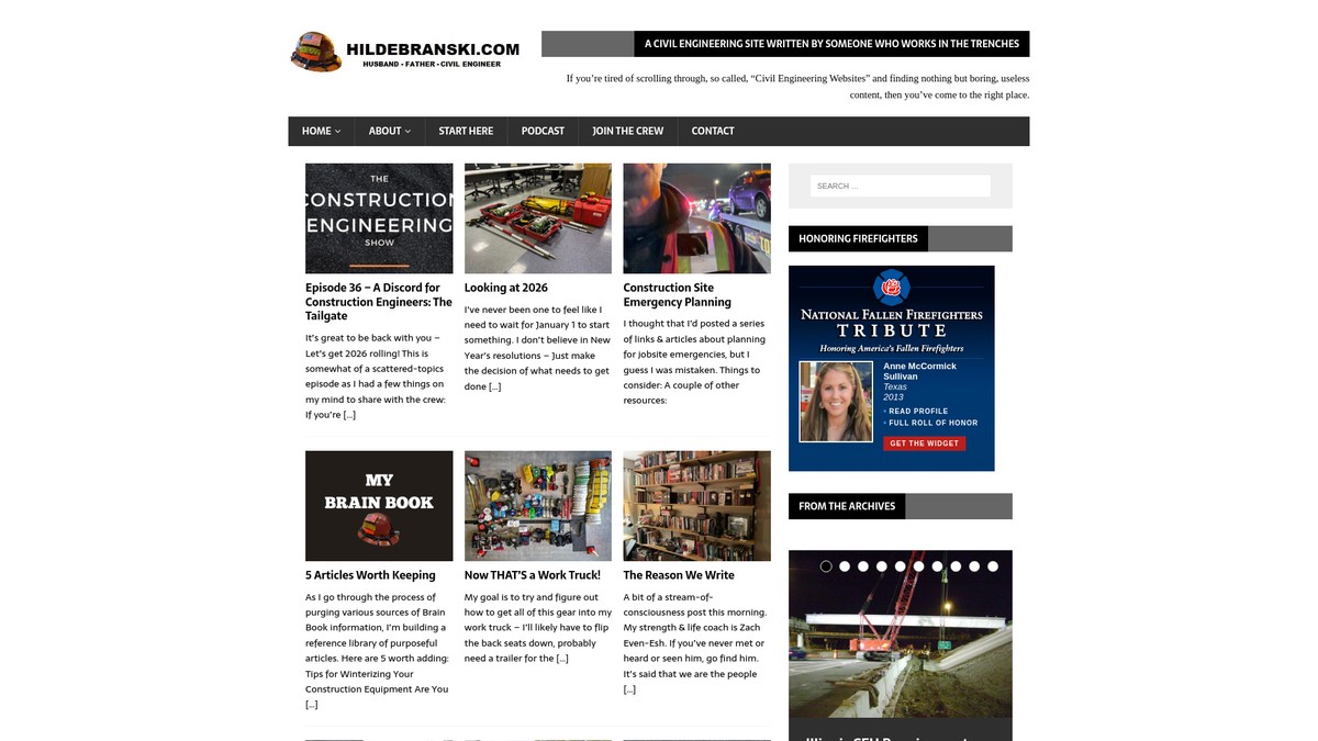 hildebranski.com screenshot
