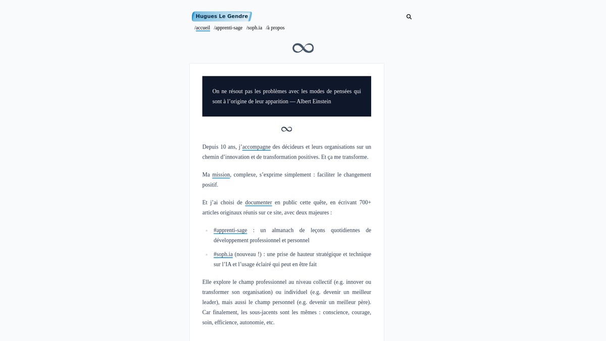 Screenshot of hugues.le-gendre.com