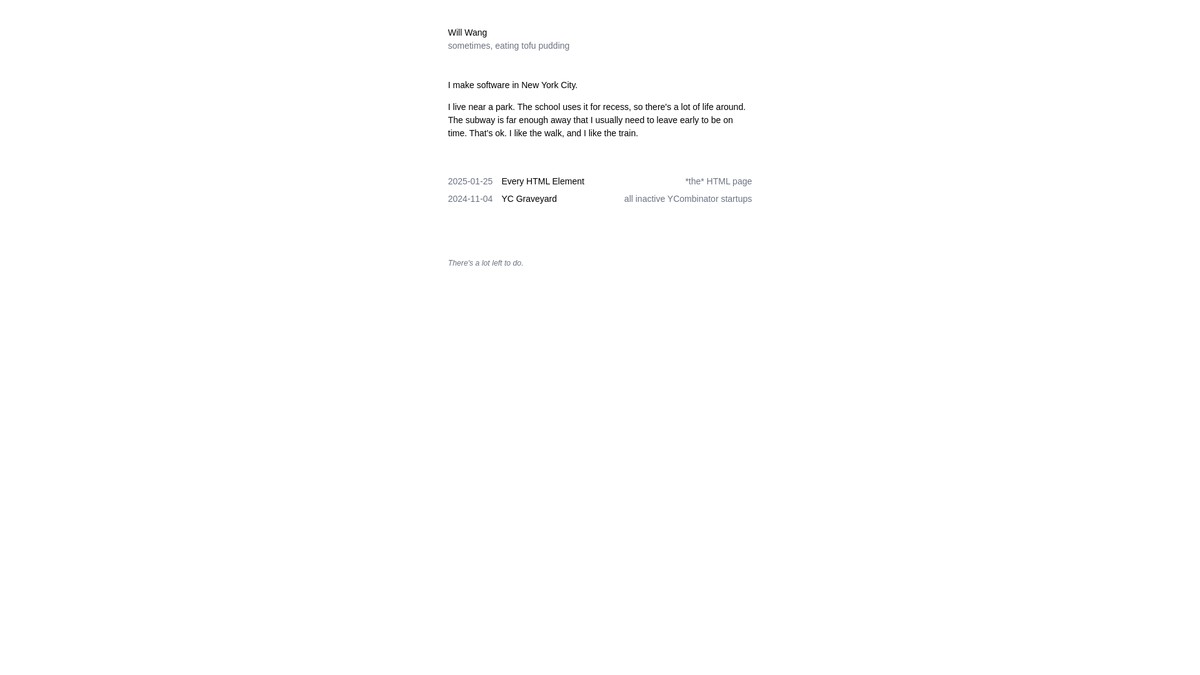 iamwillwang.com screenshot