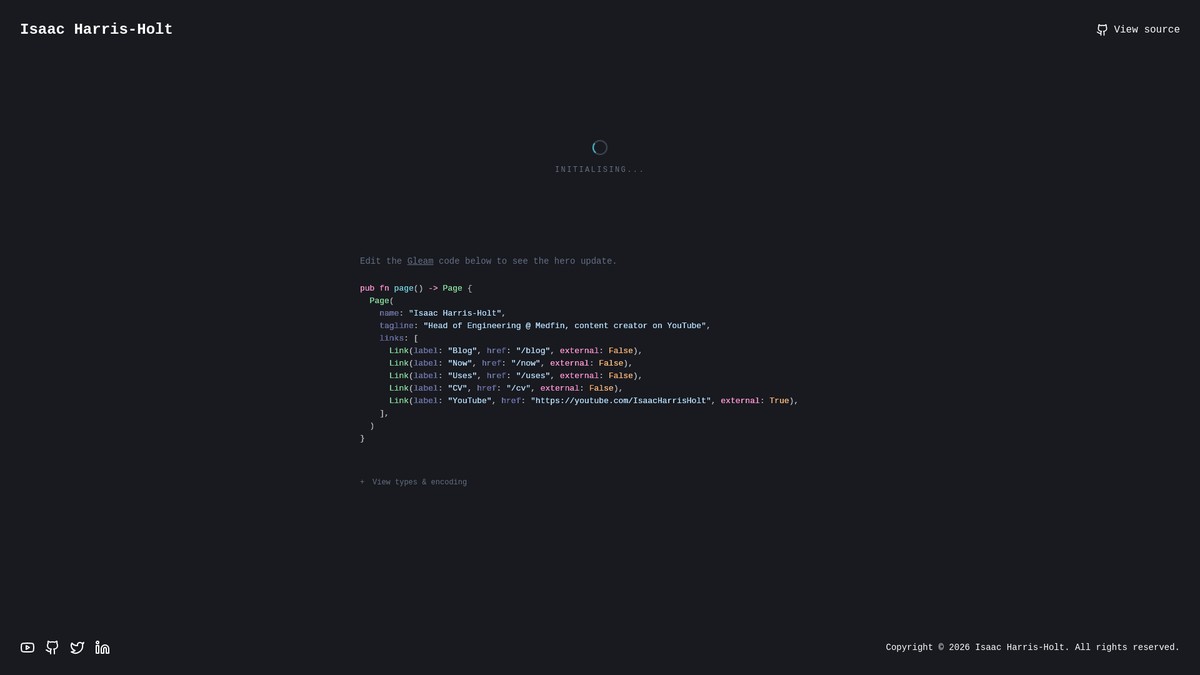 ihh.dev screenshot