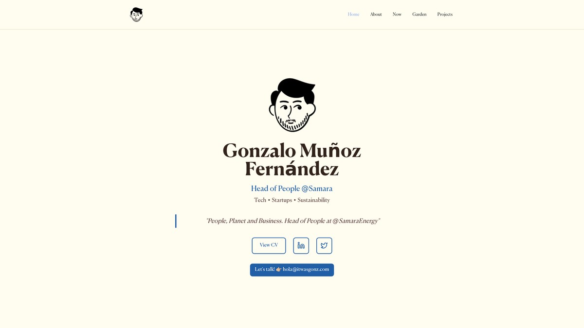 Screenshot of itwasgonz.com