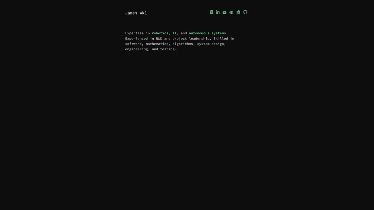 jamesakl.com screenshot