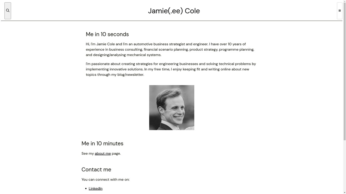 jamie.ee screenshot