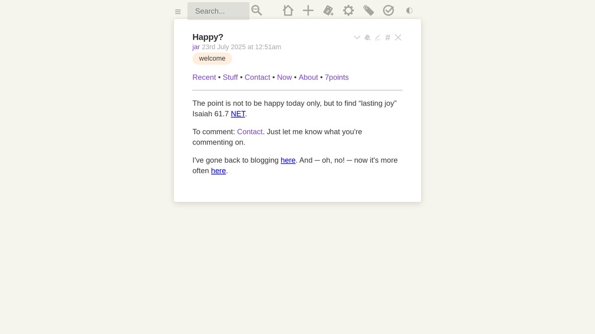 jar.tiddlyhost.com screenshot